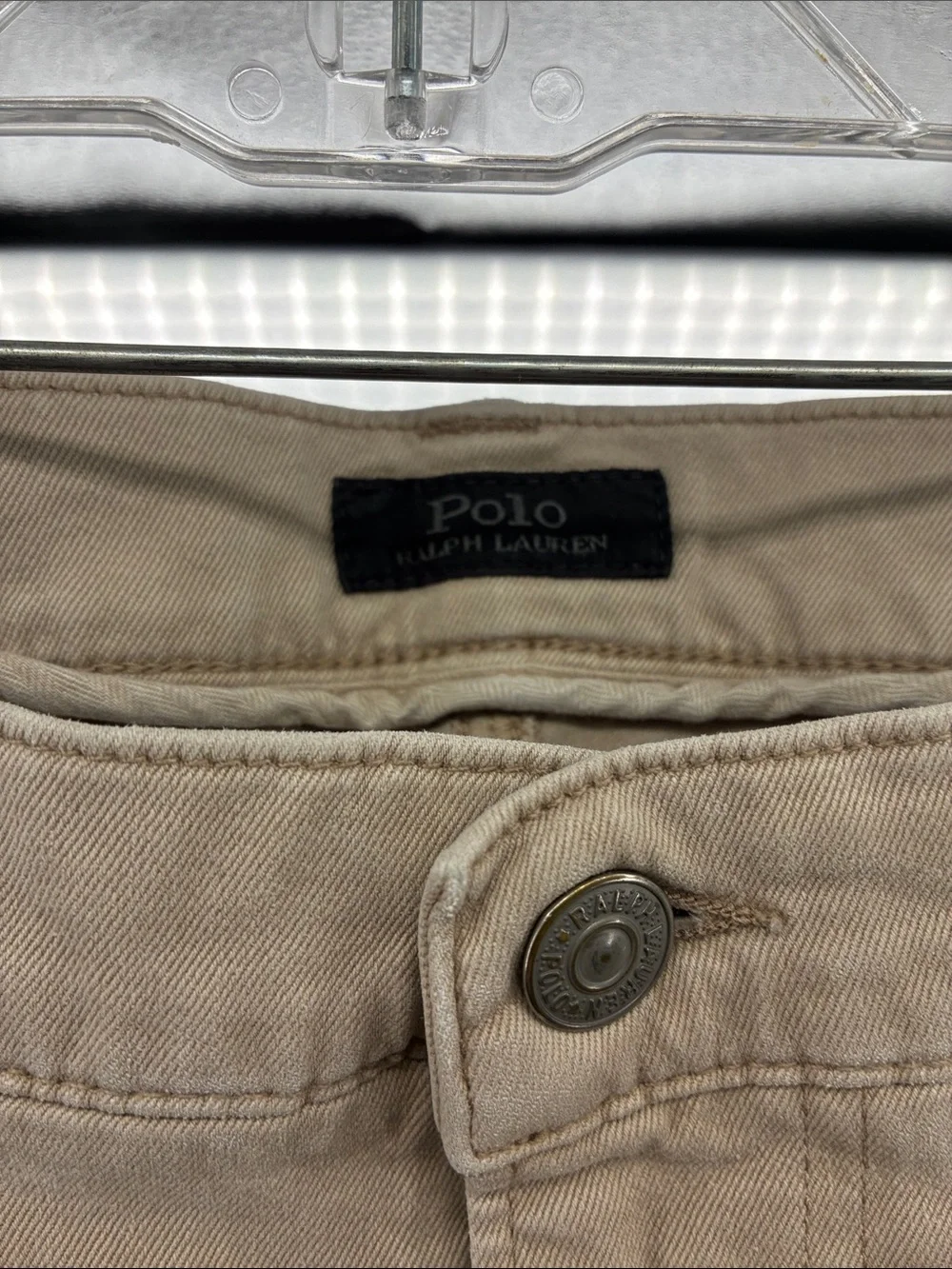 Polo by Ralph Lauren Slim Straight Jeans in Khaki